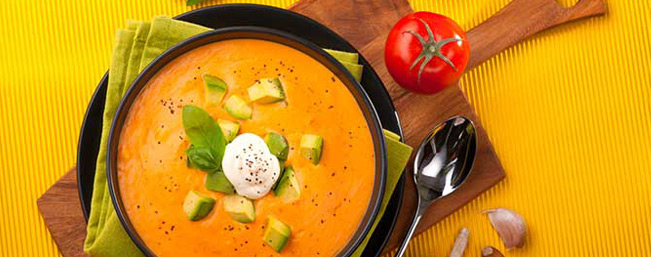 トマトバジルスープ<